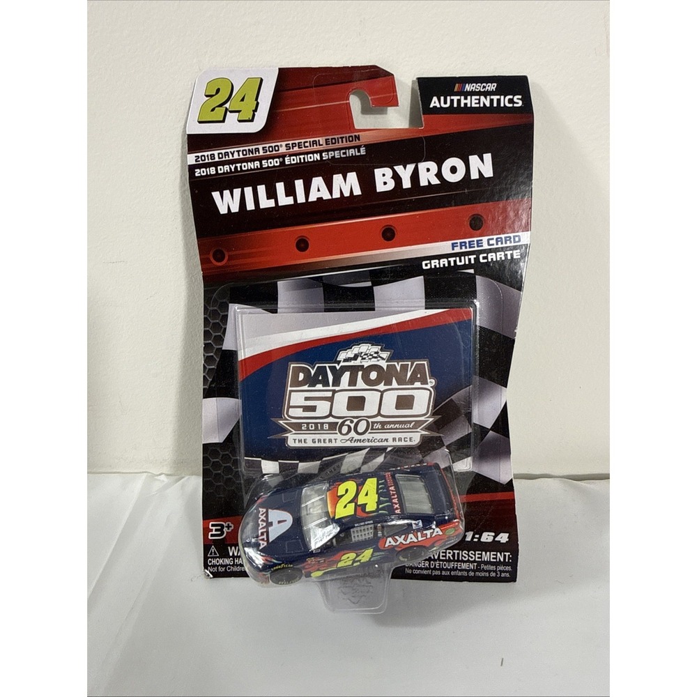 WILLIAM BYRON AXALTA CAMARO ZL1 DAYTONA 500 60TH NASCAR AUTHENTICS DIECAST 2018